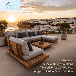 Designer Choice Solid Wood Frame Modular Sectional Patio Sofa