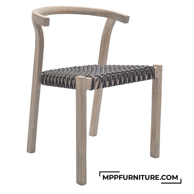 Rimini Solid Teak Wood Dining Chair