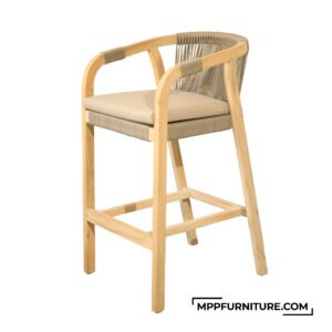 Rimini Outdoor Teak Counter Stool