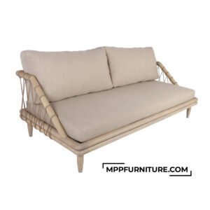 Vona Classic Teak Patio Loveseat