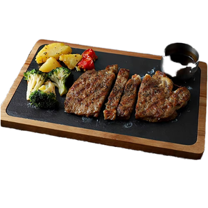 Eco-Friendly Acacia Wood Slate Serving Board