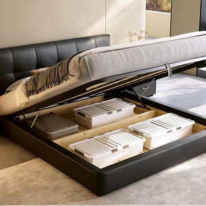 COSTFULL Black Platform Bed Frame with Strong Wooden Slat Support Imported No Box Spring Required Easy Assembly