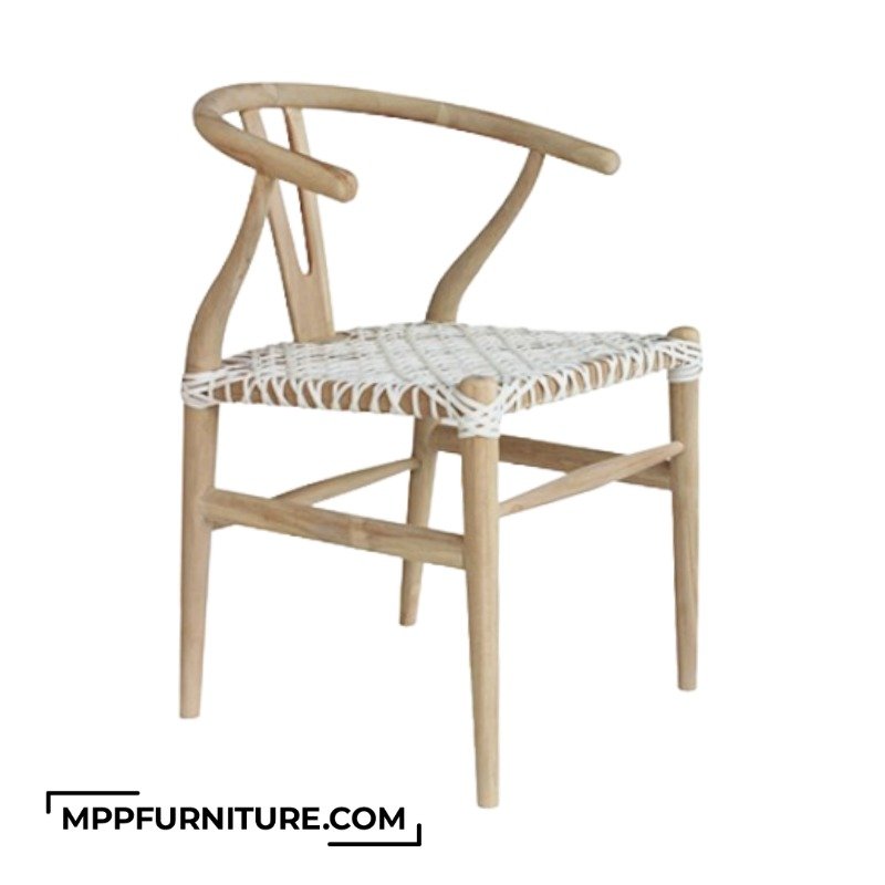 Sendai Outdoor Wishbone Chair with Polypeel Seat