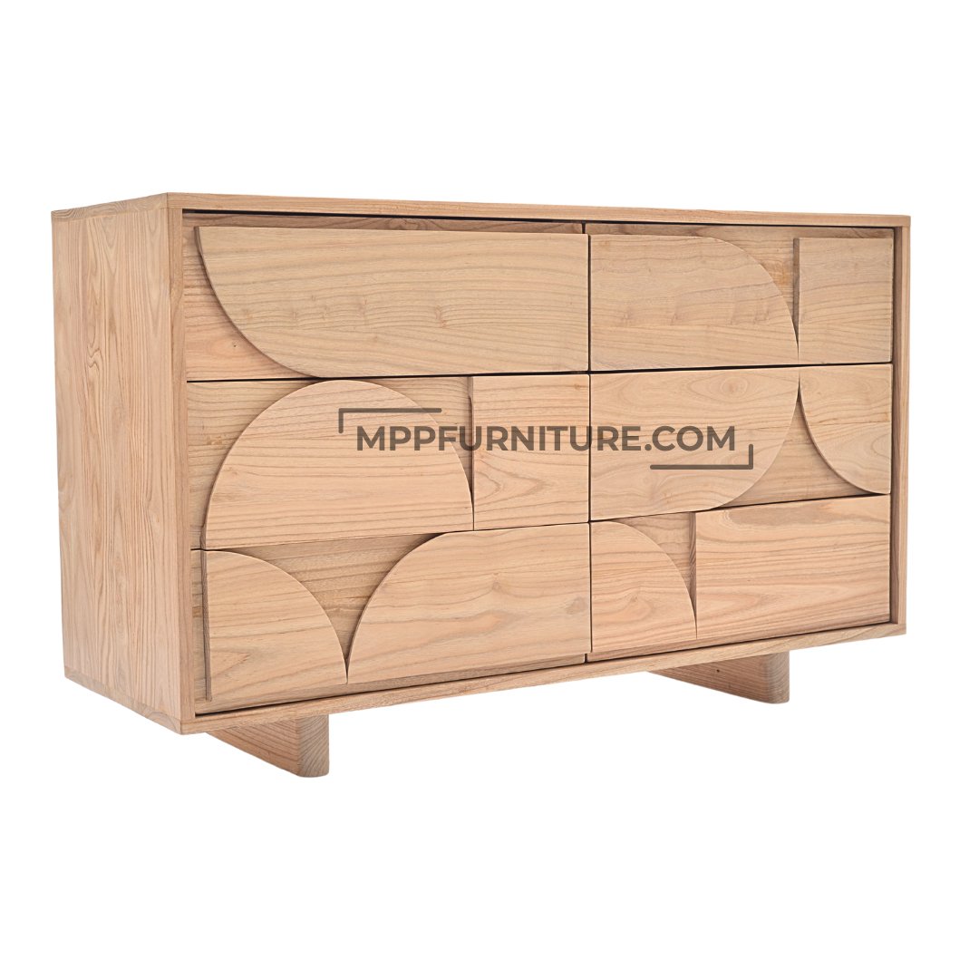 Wuluka dining room storage sideboard matching solid wood chairs
