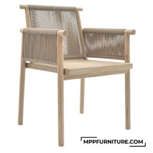 Gigi Teak Rope Accent Outdoor Chair