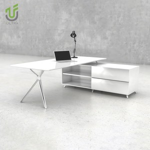 IULTRA Director Executive Desk Modern Carved Mahogany